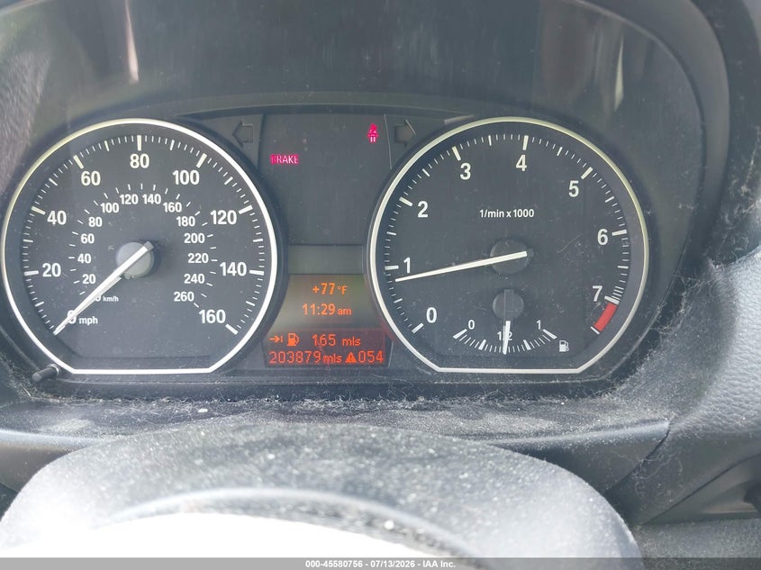 2013 BMW 1er VIN WBAUP9C51DVF46680 IAAI salvage auction — RIGHT FRONT, Salvage Title, sold $25 on 2026-07-24 (photo 7)
