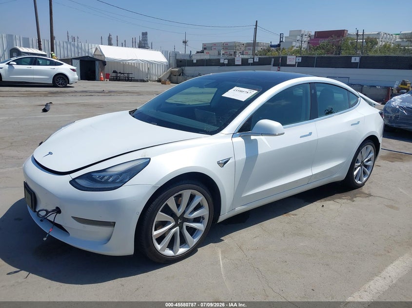 2020 Tesla Model 3 VIN 5YJ3E1EB6LF621568 IAAI salvage auction — REAR END, Salvage (California), sold $7,600 on 2026-09-23 (photo 2)