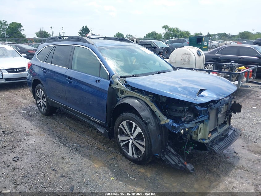 2019 Subaru Outback VIN 4S4BSENC2K3387182 IAAI salvage auction — FRONT END, Salvage (Virginia), sold $4,100 on 2026-07-25 (photo 1)