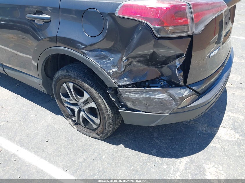 2016 Toyota Rav 4 VIN JTMZFREV6GJ095814 IAAI salvage auction — LEFT REAR, Salvage (California), sold $3,700 on 2026-07-29 (photo 6)