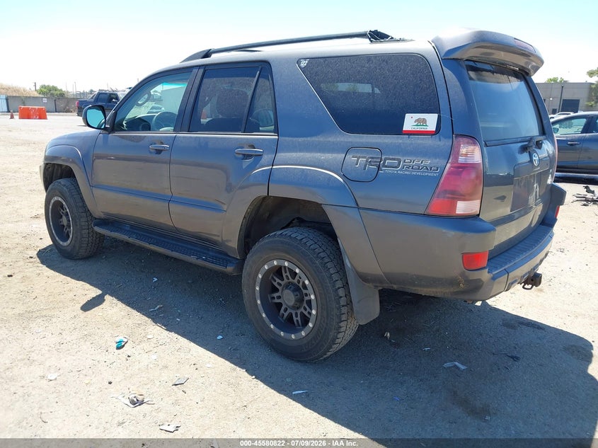 2005 Toyota 4runner VIN JTEBU14R350060997 IAAI salvage auction — NORMAL WEAR, Clear - Dealer Only (California), sold $3,000 on 2026-07-22 (photo 3)