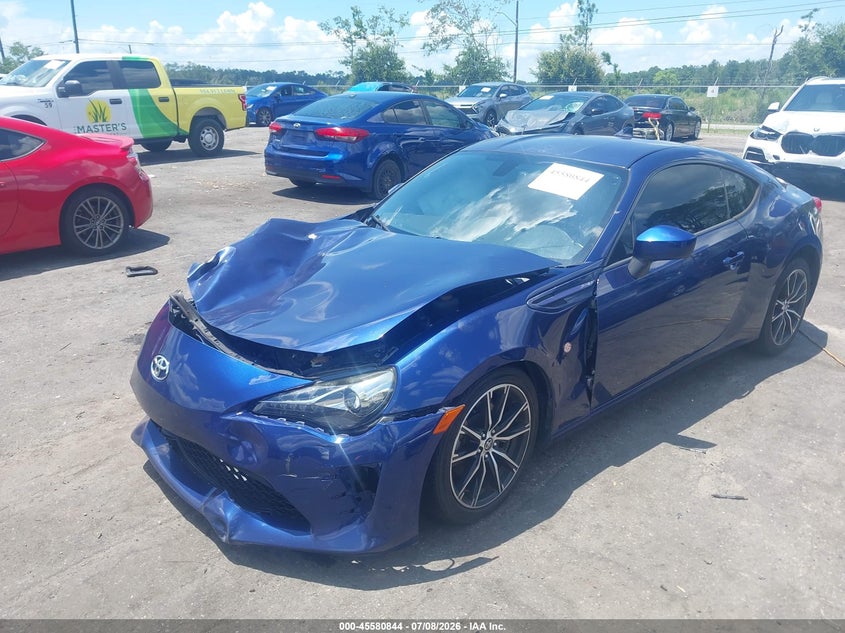 2019 Toyota Gt86 VIN JF1ZNAA16K9703225 IAAI salvage auction — FRONT & REAR, Rebuildable (Florida), sold $300 on 2026-07-28 (photo 2)