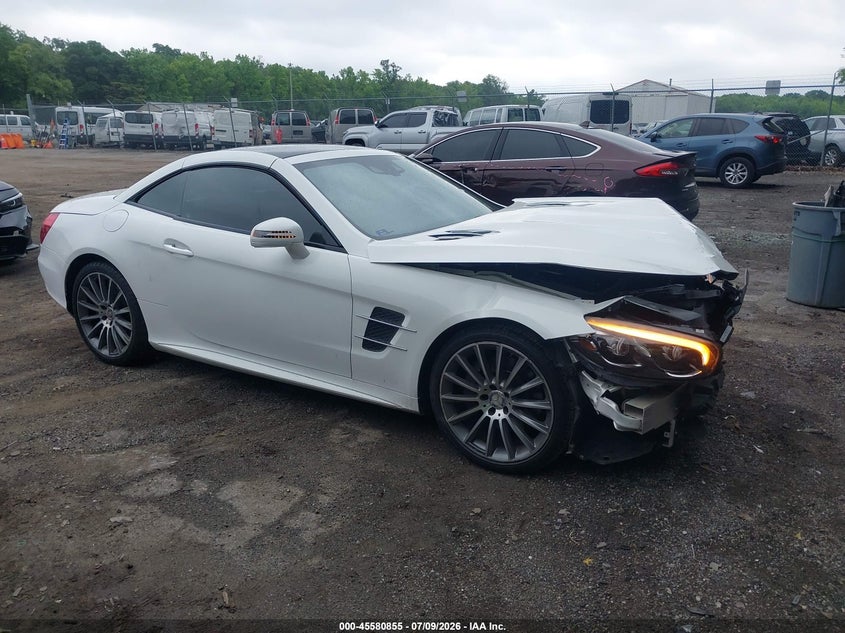 2017 Mercedes-benz Sl-klasse VIN WDDJK6GA3HF045626 IAAI salvage auction — FRONT END, Salvage Title, sold $9,900 on 2026-08-14 (photo 1)