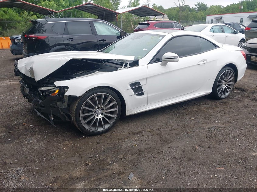 2017 Mercedes-benz Sl-klasse VIN WDDJK6GA3HF045626 IAAI salvage auction — FRONT END, Salvage Title, sold $9,900 on 2026-08-14 (photo 2)