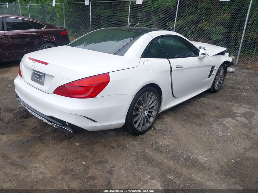 2017 Mercedes-benz Sl-klasse VIN WDDJK6GA3HF045626 IAAI salvage auction — FRONT END, Salvage Title, sold $9,900 on 2026-08-14 (photo 4)