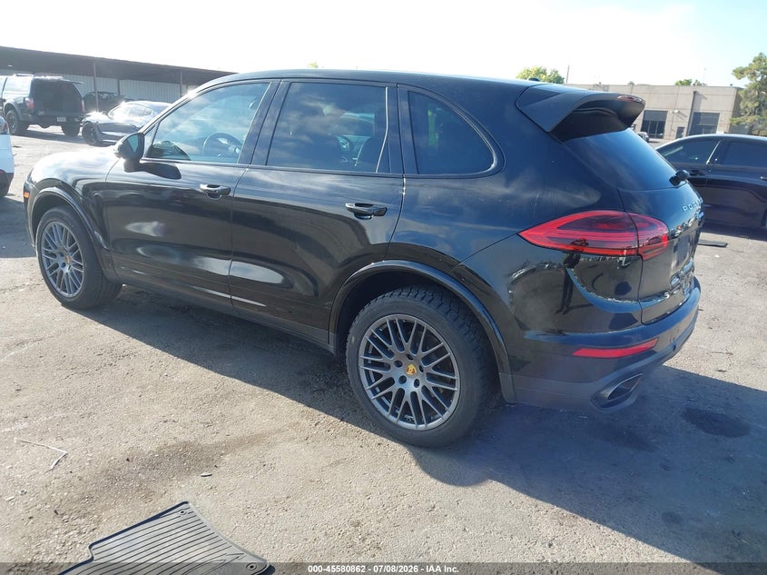 2017 Porsche Cayenne VIN WP1AA2A24HKA91902 IAAI salvage auction — REAR END, Salvage (California), sold $5,250 on 2026-07-29 (photo 3)
