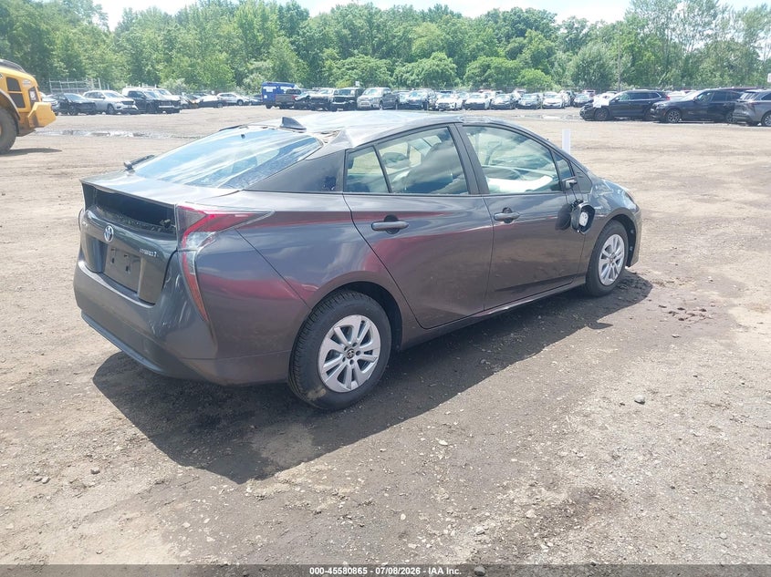 2016 Toyota Prius VIN JTDKBRFUXG3510561 IAAI salvage auction — ROLLOVER, Salvage (Idaho), sold $3,150 on 2026-07-29 (photo 4)