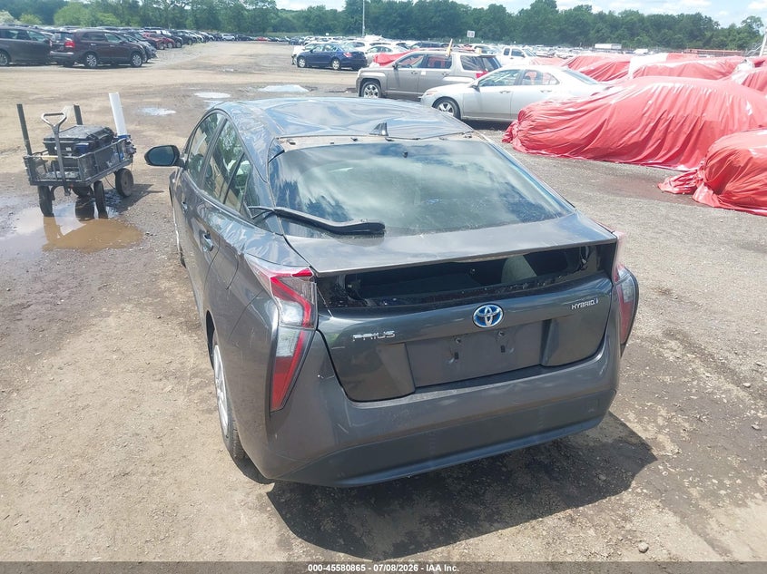 2016 Toyota Prius VIN JTDKBRFUXG3510561 IAAI salvage auction — ROLLOVER, Salvage (Idaho), sold $3,150 on 2026-07-29 (photo 6)