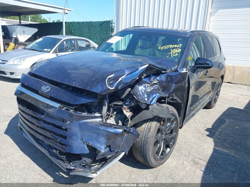 2024 Lexus Tx 500h VIN 5TDABAB69RS007285 IAAI salvage auction — LEFT FRONT, Salvage (Indiana), sold $17,600 on 2026-07-28 (photo 2)
