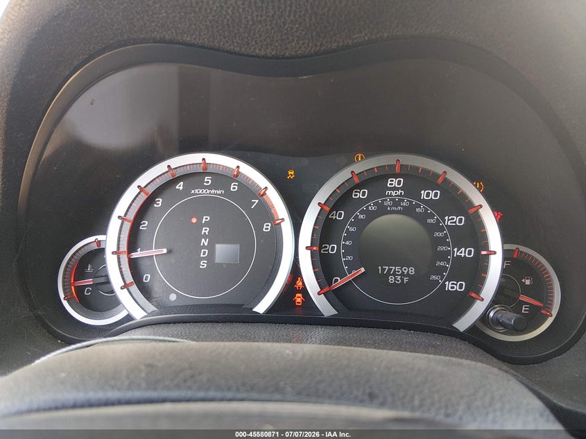 2012 Acura Tsx VIN JH4CU2F84CC009845 IAAI salvage auction — NORMAL WEAR, Salvage Title, sold $2,150 on 2026-07-15 (photo 7)