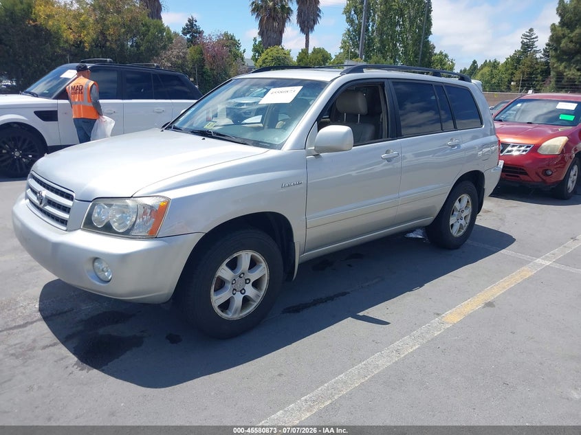 2001 Toyota Highlander VIN JTEGF21A510022993 IAAI salvage auction — NORMAL WEAR, Clear - Dealer Only (California), sold $1,125 on 2026-07-20 (photo 2)