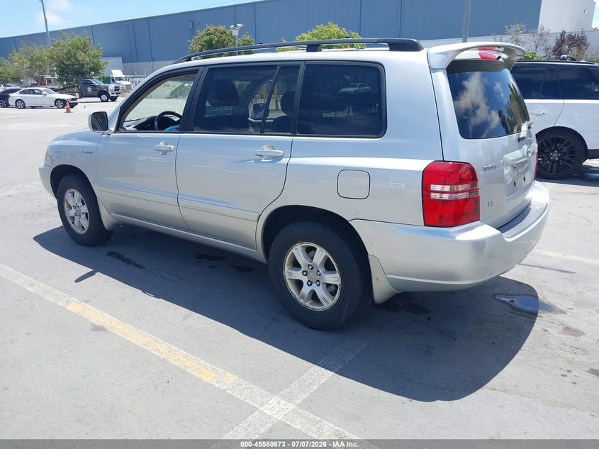 2001 Toyota Highlander VIN JTEGF21A510022993 IAAI salvage auction — NORMAL WEAR, Clear - Dealer Only (California), sold $1,125 on 2026-07-20 (photo 3)