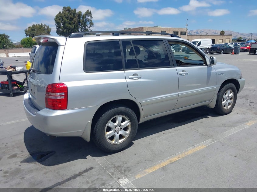 2001 Toyota Highlander VIN JTEGF21A510022993 IAAI salvage auction — NORMAL WEAR, Clear - Dealer Only (California), sold $1,125 on 2026-07-20 (photo 4)