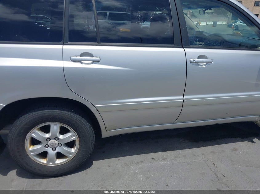 2001 Toyota Highlander VIN JTEGF21A510022993 IAAI salvage auction — NORMAL WEAR, Clear - Dealer Only (California), sold $1,125 on 2026-07-20 (photo 6)