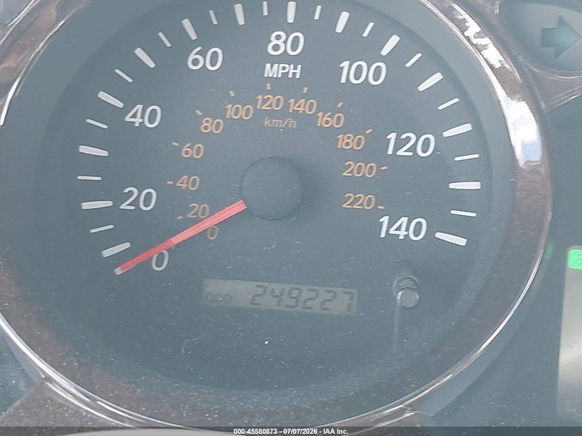 2001 Toyota Highlander VIN JTEGF21A510022993 IAAI salvage auction — NORMAL WEAR, Clear - Dealer Only (California), sold $1,125 on 2026-07-20 (photo 7)