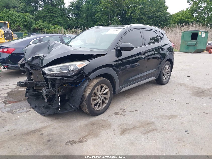 2017 Hyundai Tucson VIN KM8J3CA45HU545562 IAAI salvage auction — FRONT & REAR, Salvage - Greater Than 75% (Maryland), sold $1,000 on 2026-08-01 (photo 2)