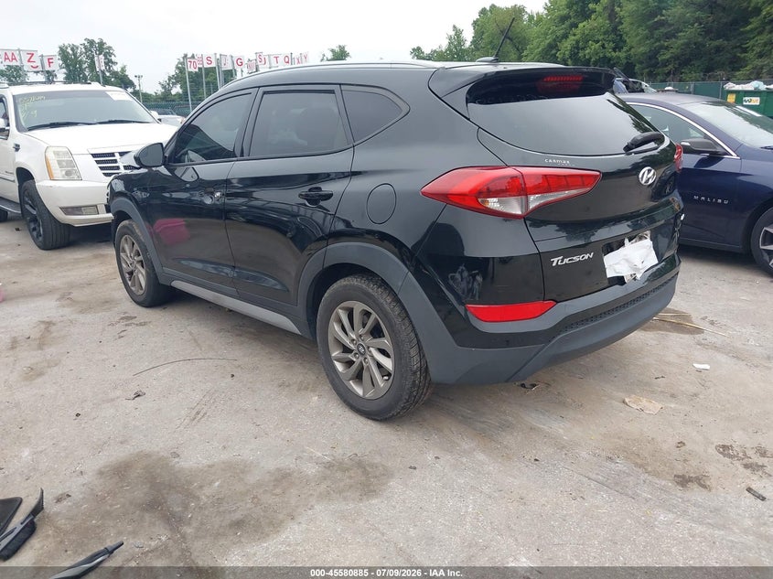 2017 Hyundai Tucson VIN KM8J3CA45HU545562 IAAI salvage auction — FRONT & REAR, Salvage - Greater Than 75% (Maryland), sold $1,000 on 2026-08-01 (photo 3)
