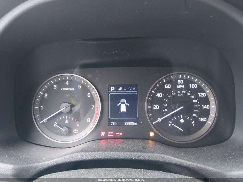 2017 Hyundai Tucson VIN KM8J3CA45HU545562 IAAI salvage auction — FRONT & REAR, Salvage - Greater Than 75% (Maryland), sold $1,000 on 2026-08-01 (photo 7)