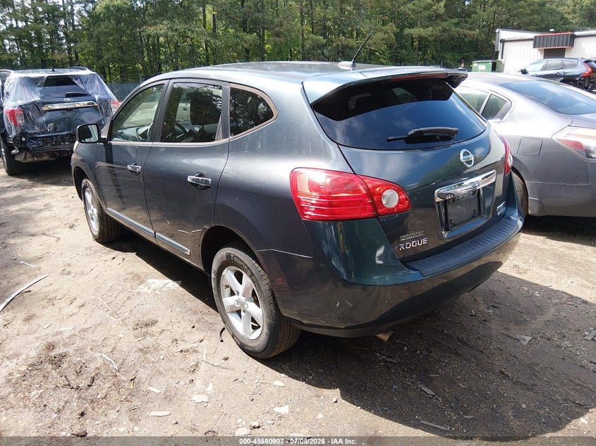 2012 Nissan Rogue VIN JN8AS5MV9CW392385 IAAI salvage auction — NORMAL WEAR, Clear (Virginia), sold $500 on 2026-07-23 (photo 3)