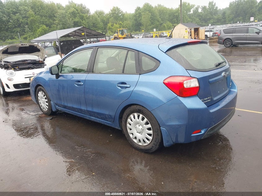 2014 Subaru Impreza VIN JF1GPAC62E8247292 IAAI salvage auction — NORMAL WEAR, Salvage Title, sold $600 on 2026-07-30 (photo 3)