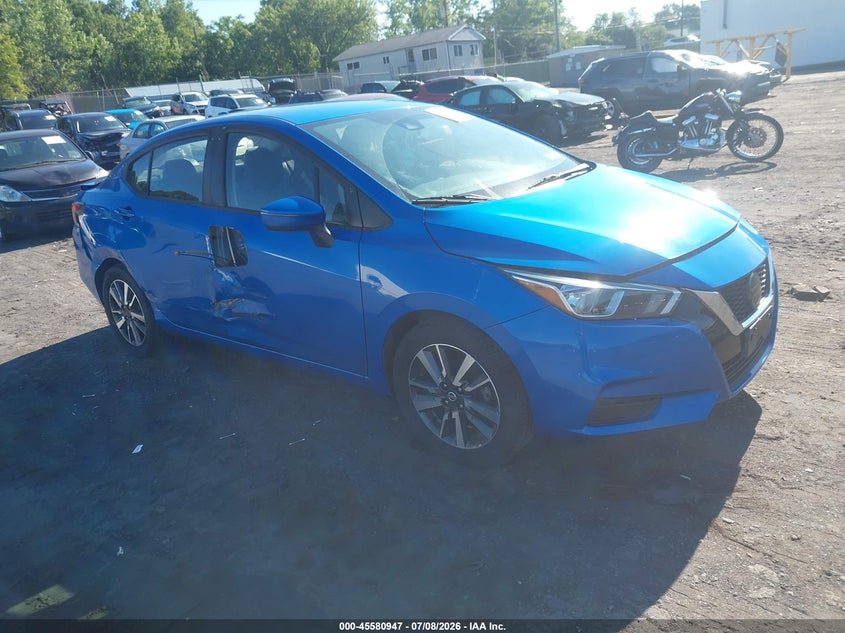 2021 Nissan Versa VIN 3N1CN8EV7ML862788 IAAI salvage auction — SIDE, Salvage (Pennsylvania), sold $1,550 on 2026-07-18 (photo 1)