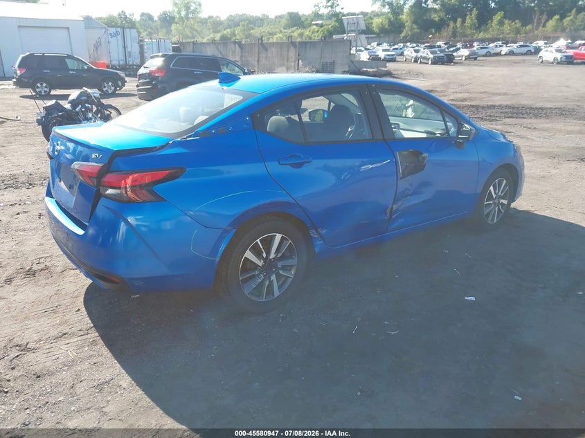 2021 Nissan Versa VIN 3N1CN8EV7ML862788 IAAI salvage auction — SIDE, Salvage (Pennsylvania), sold $1,550 on 2026-07-18 (photo 4)