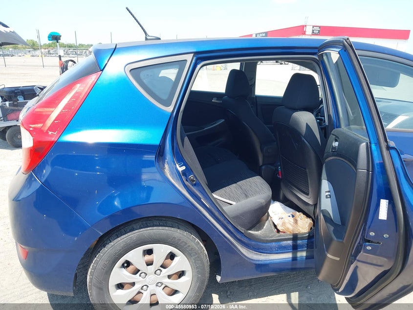 2016 Hyundai Accent VIN KMHCT5AE7GU254945 IAAI salvage auction — NORMAL WEAR, Clear (Arkansas), sold $600 on 2026-07-15 (photo 8)