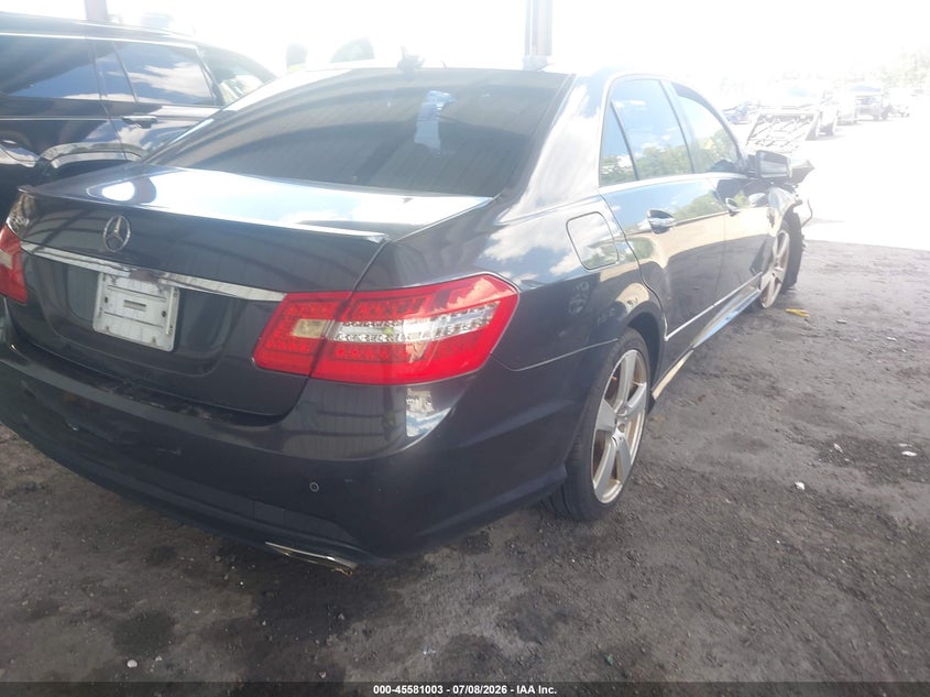 2011 Mercedes-benz E-class VIN WDDHF5GBXBA352995 IAAI salvage auction — FRONT END, Rebuildable (Florida), sold $300 on 2026-08-11 (photo 4)