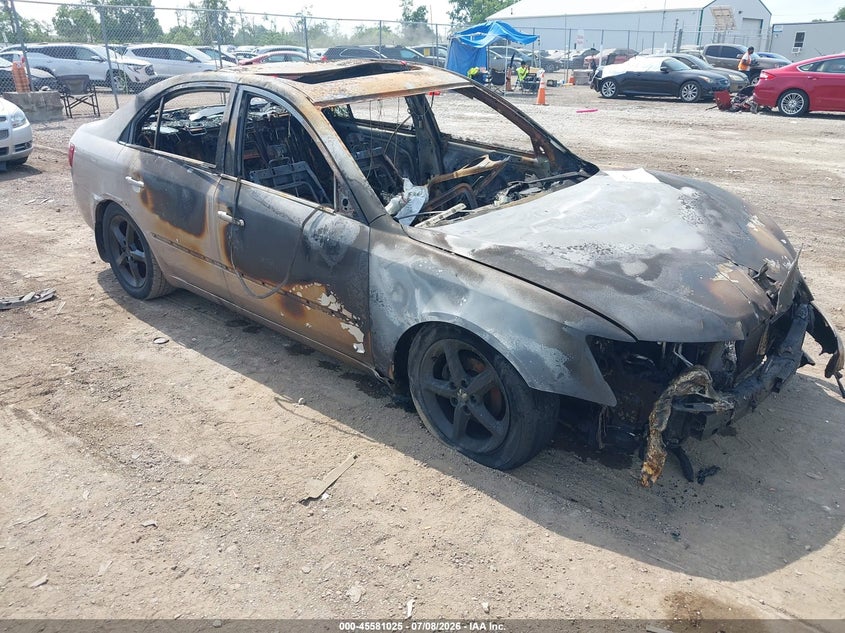 2008 Hyundai Sonata VIN 5NPEU46C28H311589 IAAI salvage auction — Burn Engine, Bill Of Sale Destruction Only - Salvage (Ohio), sold $25 on 2026-07-23 (photo 1)