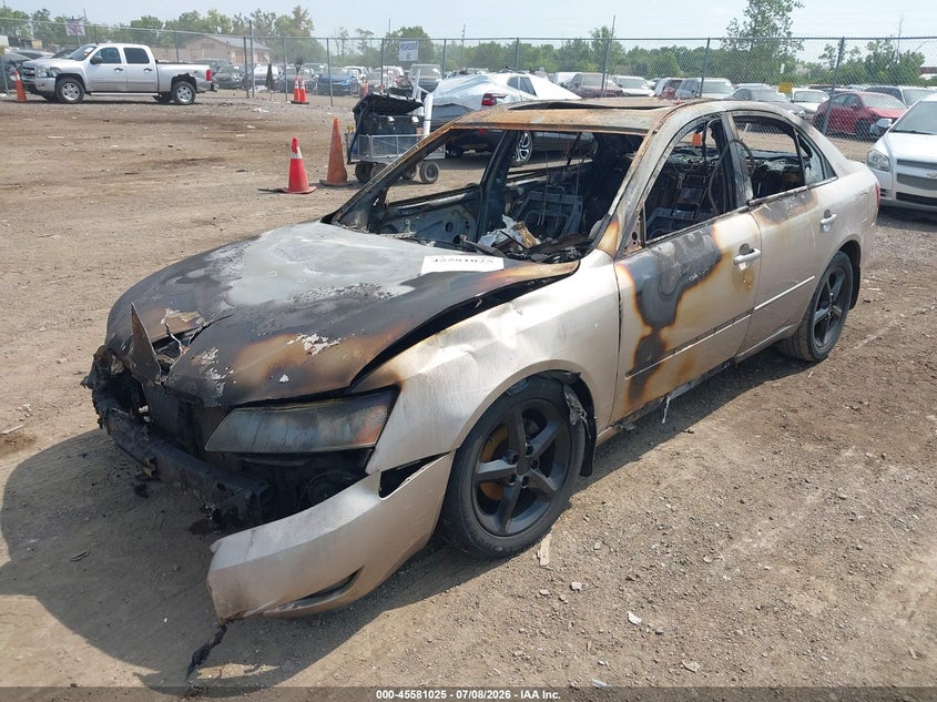 2008 Hyundai Sonata VIN 5NPEU46C28H311589 IAAI salvage auction — Burn Engine, Bill Of Sale Destruction Only - Salvage (Ohio), sold $25 on 2026-07-23 (photo 2)