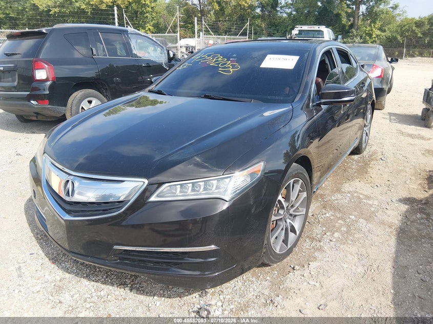 2015 Acura Tlx VIN 19UUB2F55FA003748 IAAI salvage auction — REAR END, Clear (Indiana), sold $5,250 on 2026-09-09 (photo 2)