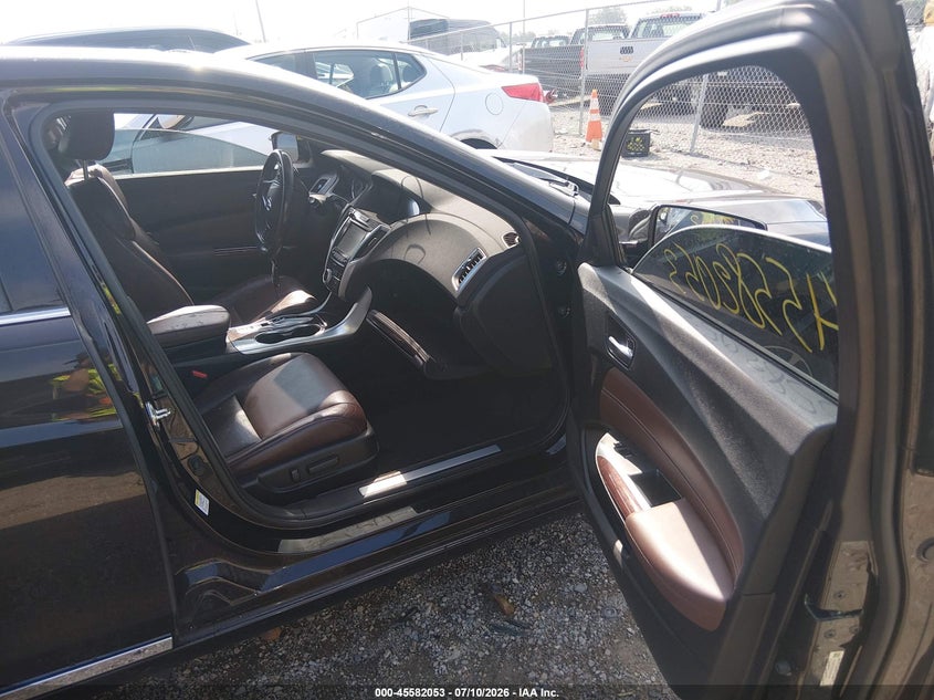 2015 Acura Tlx VIN 19UUB2F55FA003748 IAAI salvage auction — REAR END, Clear (Indiana), sold $5,250 on 2026-09-09 (photo 5)