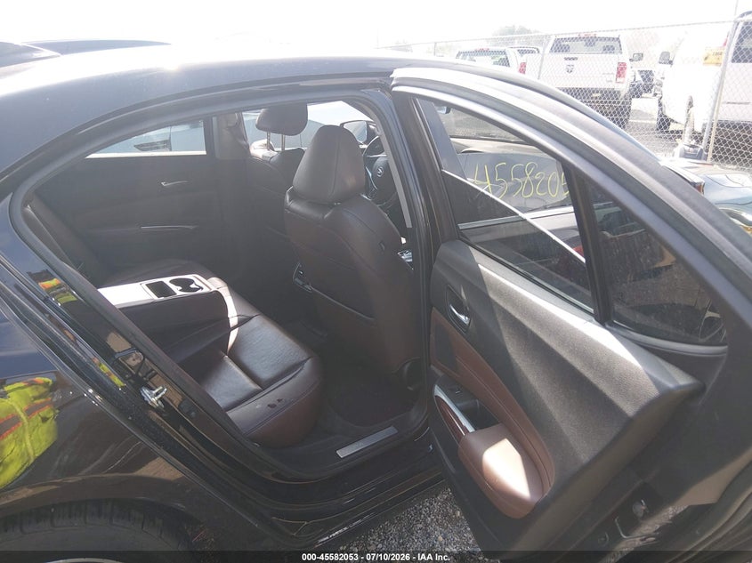 2015 Acura Tlx VIN 19UUB2F55FA003748 IAAI salvage auction — REAR END, Clear (Indiana), sold $5,250 on 2026-09-09 (photo 8)