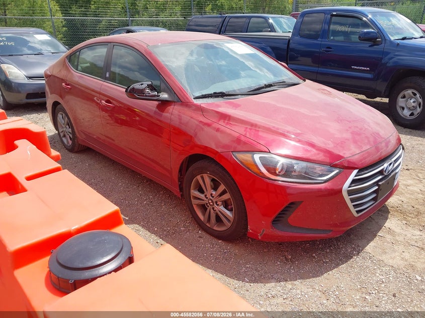 2017 Hyundai Elantra VIN KMHD84LF2HU062257 IAAI salvage auction — NORMAL WEAR, Clear (Illinois), sold $1,775 on 2026-07-15 (photo 1)