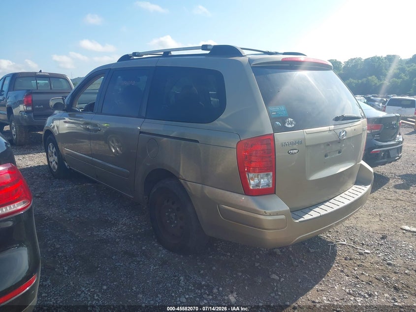 2007 Hyundai Entourage VIN KNDMC233676011263 IAAI salvage auction — NORMAL WEAR, Clear, sold $550 on 2026-07-23 (photo 3)