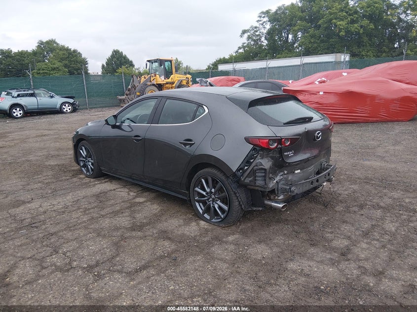 2021 Mazda 3 VIN JM1BPBKL0M1314044 IAAI salvage auction — REAR END, Salvage Title, sold $3,650 on 2026-07-19 (photo 3)