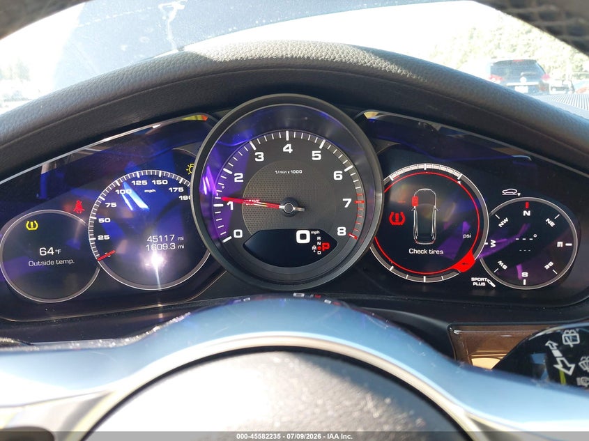 2018 Porsche Panamera VIN WP0CA2A79JL181262 IAAI salvage auction — FRONT & REAR, Salvage Title, sold $20,350 on 2026-10-07 (photo 7)