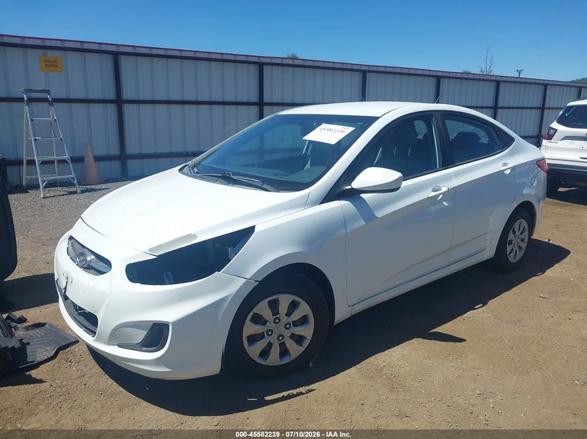 2016 Hyundai Accent VIN KMHCT4AE9GU092990 IAAI salvage auction — FRONT END, Bill Of Sale (Washington), sold $625 on 2026-07-28 (photo 2)