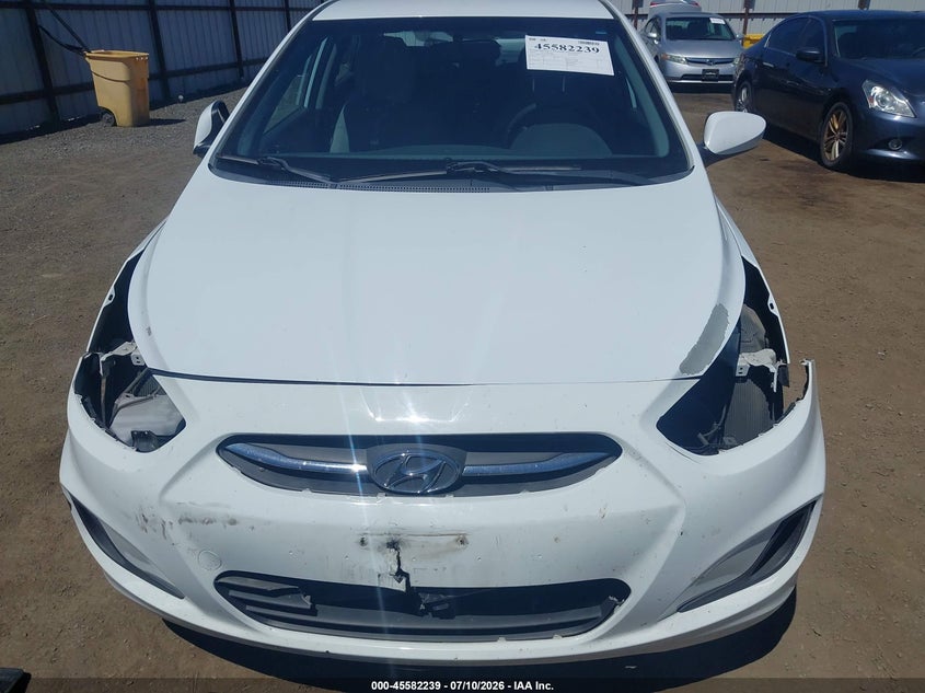 2016 Hyundai Accent VIN KMHCT4AE9GU092990 IAAI salvage auction — FRONT END, Bill Of Sale (Washington), sold $625 on 2026-07-28 (photo 6)