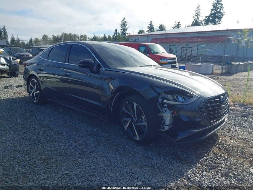 2021 Hyundai Sonata VIN 5NPEJ4J29MH098013 — IAAI salvage auction photo