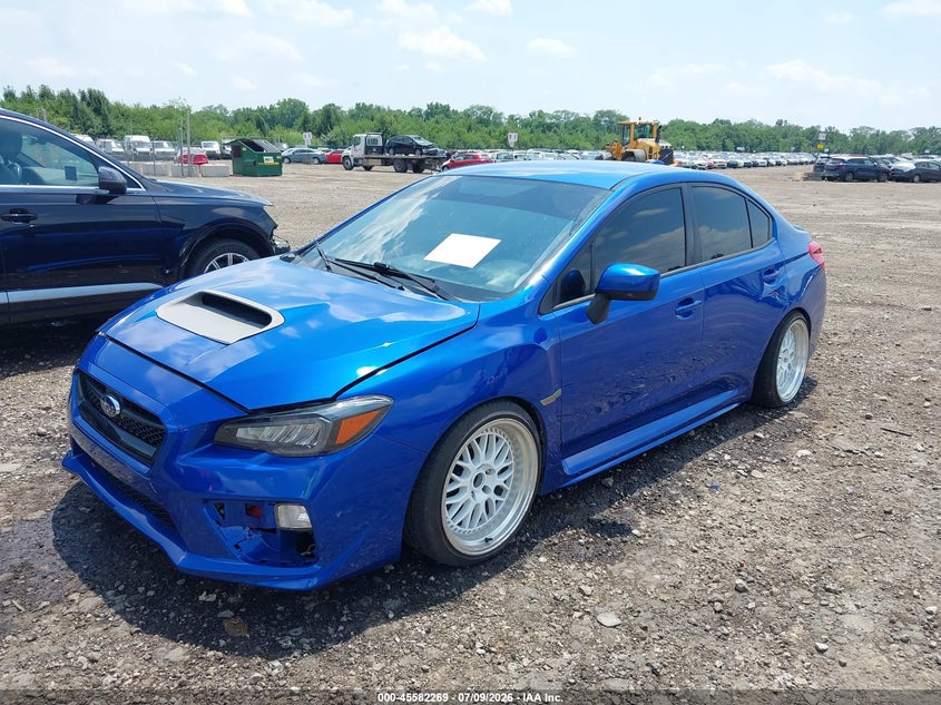 2017 Subaru Wrx VIN JF1VA1B66H9803273 IAAI salvage auction — ENGINE DAMAGE, Salvage Title, sold $325 on 2026-07-29 (photo 2)