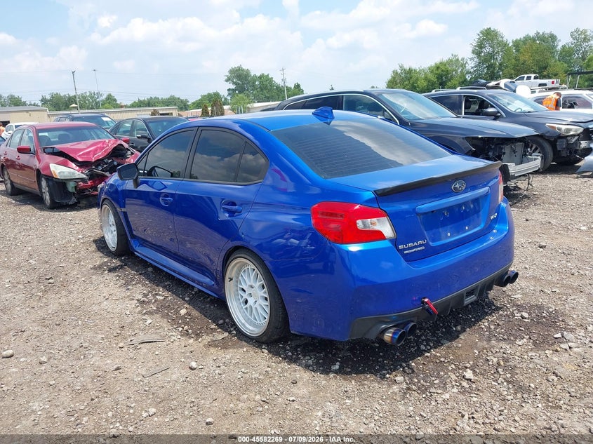 2017 Subaru Wrx VIN JF1VA1B66H9803273 IAAI salvage auction — ENGINE DAMAGE, Salvage Title, sold $325 on 2026-07-29 (photo 3)