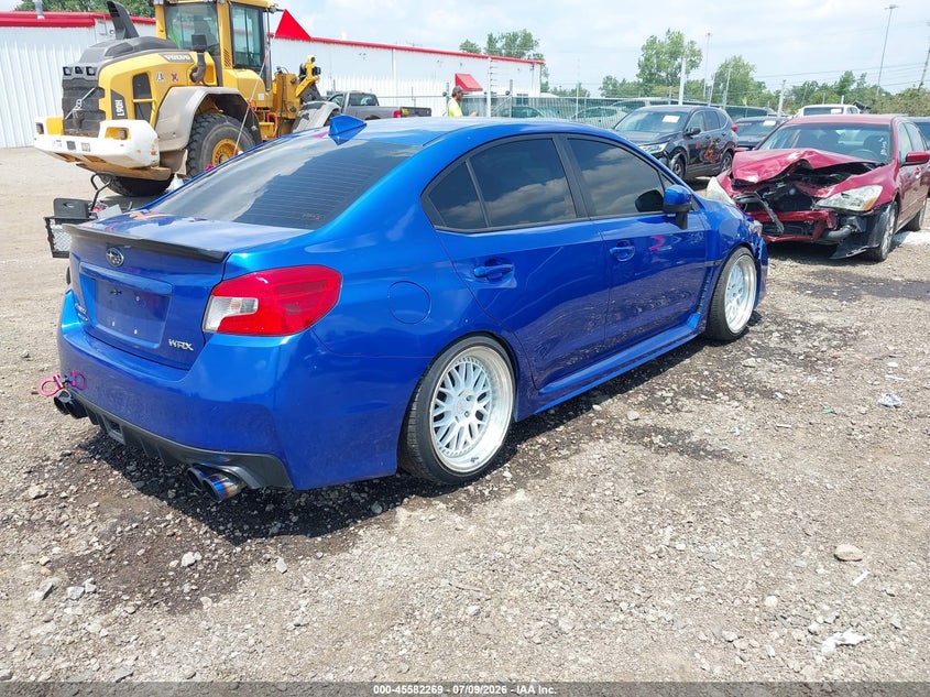 2017 Subaru Wrx VIN JF1VA1B66H9803273 IAAI salvage auction — ENGINE DAMAGE, Salvage Title, sold $325 on 2026-07-29 (photo 4)