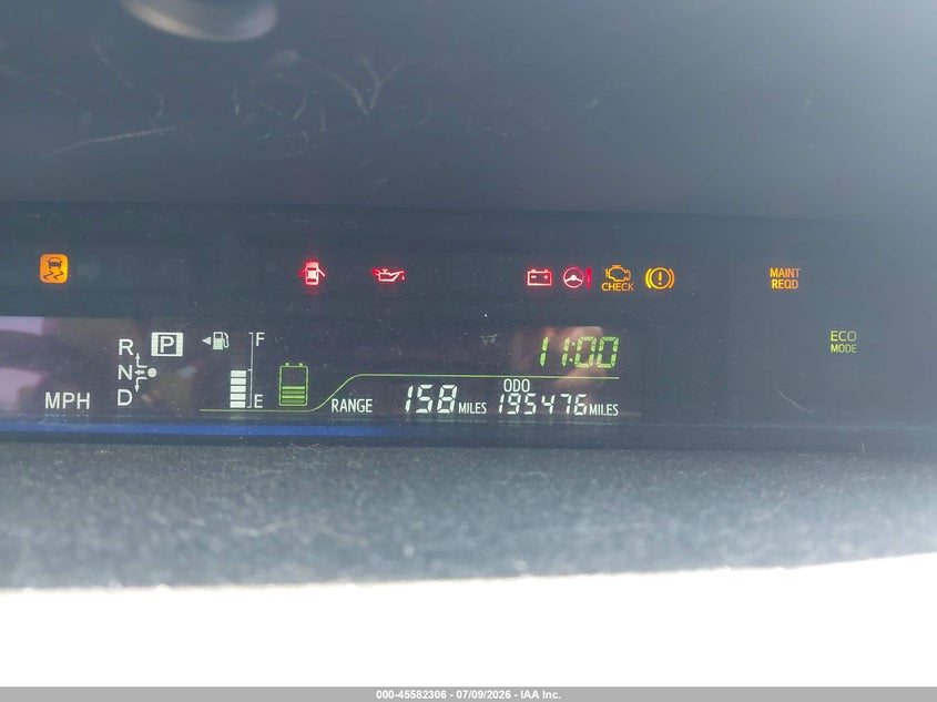 2013 Toyota Prius v VIN JTDZN3EU7D3188185 IAAI salvage auction — NORMAL WEAR, Clear (South Carolina), sold $1,575 on 2026-07-27 (photo 7)