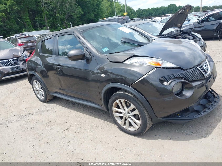 2013 Nissan Juke VIN JN8AF5MV9DT227976 IAAI salvage auction — REAR END, Clear (Massachusetts), sold $500 on 2026-07-23 (photo 1)