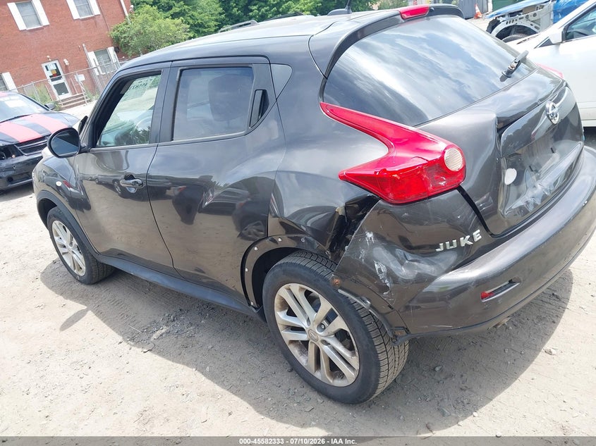 2013 Nissan Juke VIN JN8AF5MV9DT227976 IAAI salvage auction — REAR END, Clear (Massachusetts), sold $500 on 2026-07-23 (photo 3)