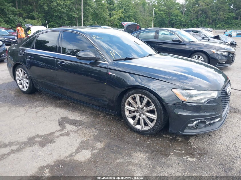 2013 Audi A6 VIN WAUHGAFC4DN020814 IAAI salvage auction — THEFT, Clear (Virginia), sold $2,050 on 2026-07-31 (photo 1)