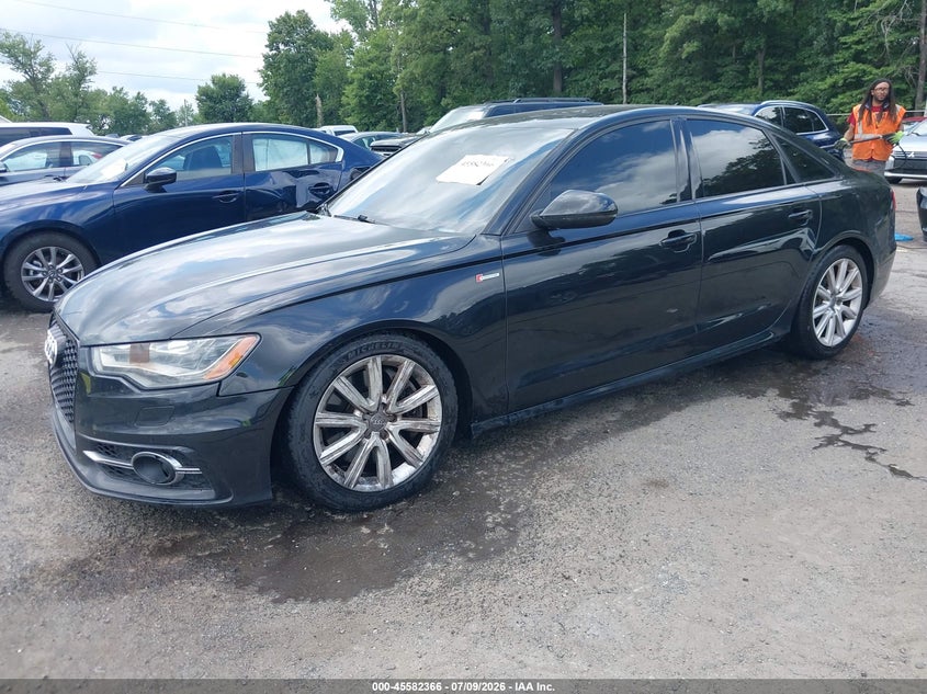 2013 Audi A6 VIN WAUHGAFC4DN020814 IAAI salvage auction — THEFT, Clear (Virginia), sold $2,050 on 2026-07-31 (photo 2)