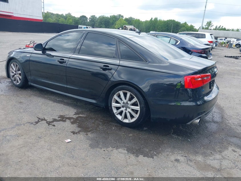 2013 Audi A6 VIN WAUHGAFC4DN020814 IAAI salvage auction — THEFT, Clear (Virginia), sold $2,050 on 2026-07-31 (photo 3)