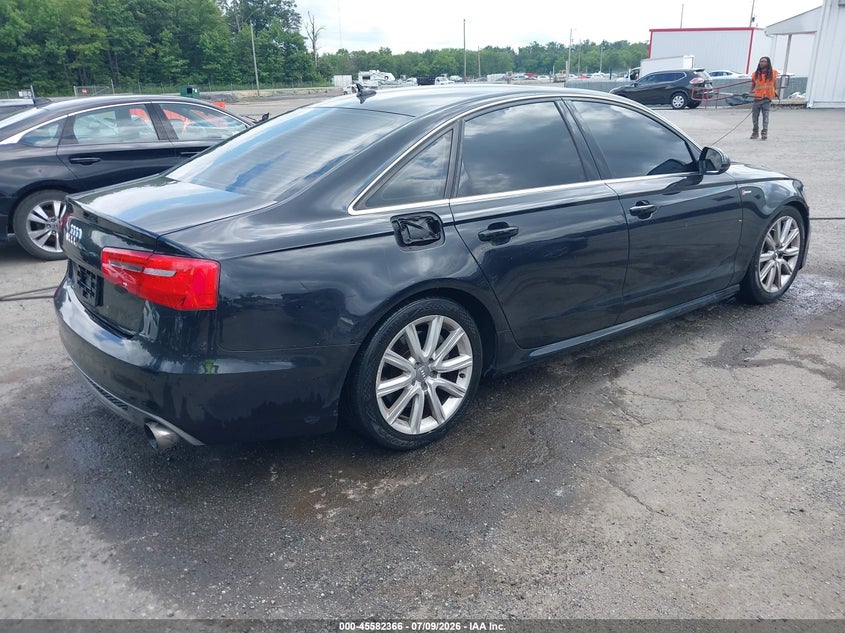 2013 Audi A6 VIN WAUHGAFC4DN020814 IAAI salvage auction — THEFT, Clear (Virginia), sold $2,050 on 2026-07-31 (photo 4)